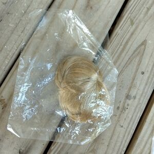 Vintage Syndee's Crafts Blonde Doll Wig Hair Size Small